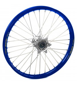 Haan Wheels, Komplett Hjul, 1,60, 21", FRAM, BLÅ SILVER, Suzuki 05-25 RM-Z450, 07-25 RM-Z250