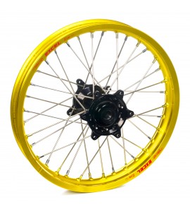 Haan Wheels, Komplett Hjul, 1,85, 19", BAK, GUL SVART, Suzuki 05-25 RM-Z450, 07-25 RM-Z250