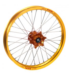 Haan Wheels, Komplett Hjul, 1,40, 19", FRAM, GULD BRONS, Suzuki 02-25 RM85, 97-01 RM80