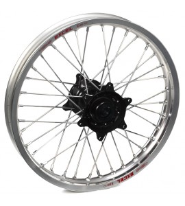 Haan Wheels, Komplett Hjul, 2,15, 19", BAK, SILVER SVART, Honda 02-12 CRF450R, 02-07 CR250R