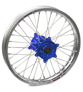 Haan Wheels, Komplett Hjul SM, 5,50, 17", BAK, SILVER BLÅ, KTM 03-23 450 EXC-F, 03-12 450 SX-F, 18-22 250 EXC TPI/300 EXC TPI, 95-17 250 EXC/300 EXC, 23 250 EXC/300 EXC, 03-23 250 EXC-F, 95-12 250 SX, 03-12 250 SX-F, 10-23 350 EXC-F, 10-12 350 SX-F, 95-16