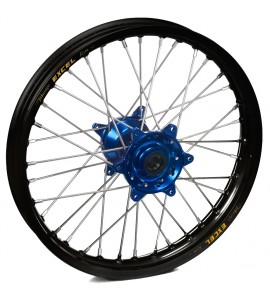 Haan Wheels, Komplett Hjul, 2,50, 18", BAK, SVART BLÅ, KTM 19-20 790 ADVENTURE, 23 790 ADVENTURE, 20-25 890 ADVENTURE, Husqvarna 22-25 NORDEN 901