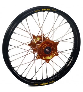 Haan Wheels, Komplett Hjul, 2,15, 19", BAK, BRONS SVART, Honda 02-12 CRF450R, 02-07 CR250R
