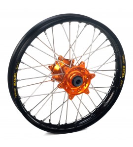 Haan Wheels, Komplett Hjul, 2,50, 18", BAK, SVART ORANGE, KTM 19-20 790 ADVENTURE, 23 790 ADVENTURE, 20-25 890 ADVENTURE, Husqvarna 22-25 NORDEN 901
