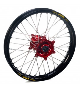 Haan Wheels, Komplett Hjul, 3,00, 18", BAK, SVART RÖD, Honda 23-26 XL750 TRANSALP