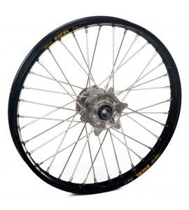 Haan Wheels, Komplett Hjul, 1,40, 19", FRAM, SVART GRÅ, KTM 12-24 85 SX, Husqvarna 20-25 TC 85, 19 TC 85 (17/14), 14-19 TC 85 (19/16), GasGas 21-25 MC 85