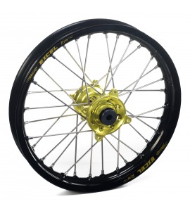 Haan Wheels, Komplett Hjul, 1,85, 19", BAK, SVART GUL, Suzuki 05-25 RM-Z450, 07-25 RM-Z250