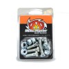 Moto-Master, Skiv Bult M6*20 Sexkant + Mutter 6st, BAK FRAM, Honda 02-24 CRF450R, 18-24 CRF450RX, 05-24 CRF450X, 95-07 CR250R, 04-24 CRF250R, 20-24 CRF250RX, 04-17 CRF250X, 95-07 CR125R, 95-01 CR500R, TM 01-04 EN 250/MX 250, 02-04 EN 250F/MX 250F/EN 530F/