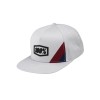 100%, CORNERSTONE Snapback Hat, VUXEN, GRÅ