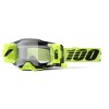 100%, ARMEGA FORECAST Glasögon Neon Yellow - Clear Lens, VUXEN