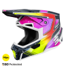 Shot, HJÄLM LITE RACING BLUE NEON YELLOW, PEARLY, VUXEN, XS
