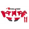 Rtech, Plastkit, REVOLUTION, RÖD, Honda 21-24 CRF450R, 22-24 CRF250R