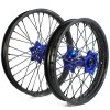 Holeshot, Komplett Hjulset, 2,15/1,60, 19/21", BAK FRAM, MATT SVART BLÅ, KTM 15-24 450 SX-F, 15-24 250 SX/250 SX-F, 15-24 350 SX-F, 15-24 125 SX, 15-22 150 SX, 23-24 300 SX, Husqvarna 16-24 FC 450, 16-24 FC 250/TC 250, 16-24 FC 350, 16-24 TC 125, 17-19 TC