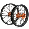 Holeshot, Komplett Hjulset, 2,15/1,60, 18/21", BAK FRAM, MATT SVART ORANGE, KTM 16-23 450 EXC-F, 18-22 250 EXC TPI/300 EXC TPI, 23 250 EXC/150 EXC/300 EXC, 16-17 250 EXC/300 EXC, 16-23 250 EXC-F, 16-23 350 EXC-F, 16 125 EXC/200 EXC/500 EXC, 17-19 125 XC-W