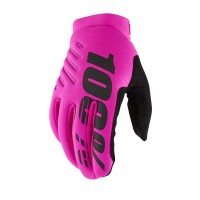 100%, BRISKER Women's HANDSKAR, VUXEN, XL, NEON ROSA