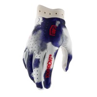 100%, ITRACK Handskar Blue/White, VUXEN, XL, VIT BLÅ