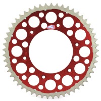 Renthal, Bakdrev, 520, 48, RÖD, Honda 02-25 CRF450R, 05-18 CRF450X, 78-07 CR250R, 04-25 CRF250R, 04-19 CRF250X, 84-04 XR250R, 79-07 CR125R, 87-88 CR500R, 92-01 CR500R, 96-04 XR400R, 87-99 XR600R, 00-16 XR650R
