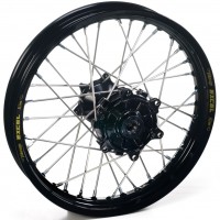 Haan Wheels, Komplett Hjul, 2,15, 19", BAK, SVART, KTM 23-25 450 SX-F, 23-25 250 SX/250 SX-F, 23-25 350 SX-F, 23-25 125 SX/300 SX, 25 150 SX, Husqvarna 23-24 FC 450, 25 FC 450 /TC 150/TC 300, 23-25 FC 250/TC 250, 23-25 FC 350, 23-25 TC 125, GasGas 24-25 M