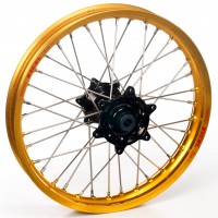 Haan Wheels, Komplett Hjul, 1,85, 19", BAK, SVART GULD, Suzuki 99-10 RM250, 99-10 RM125