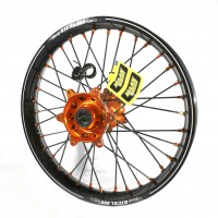 Haan Wheels, Komplett Hjul A60, 2,15, 19", BAK, SVART ORANGE, KTM 16-21 450 EXC-F, 13-21 450 SX-F, 18-21 250 EXC TPI/300 EXC TPI, 16-17 250 EXC/300 EXC, 16-21 250 EXC-F, 13-21 250 SX/250 SX-F, 16-21 350 EXC-F, 13-21 350 SX-F, 16 125 EXC/200 EXC/500 EXC, 1