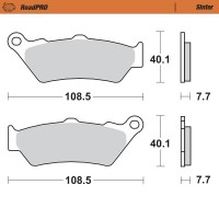 Moto-Master, Bromsbelägg RoadPRO Sinter, FRAM, KTM 03 640 LC4, 07 640 LC4 Enduro, BMW 24-25 F 900 GS Adventure