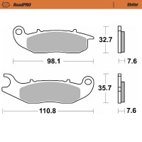 Moto-Master, Bromsbelägg RoadPRO Sinter, FRAM, Honda 17-23 CRF 250 RL Rally, 21-25 CRF 300 Rally, 23-25 XL750 TRANSALP