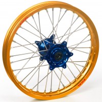 Haan Wheels, Komplett Hjul, 1,85, 19", BAK, GULD BLÅ, Suzuki 05-24 RM-Z450, 07-24 RM-Z250