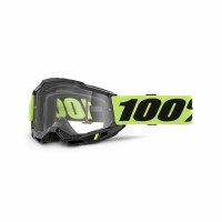 100%, ACCURI 2 Glasögon Neon Yellow - Clear Lens, VUXEN