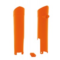 Rtech, Gaffelskydd, ORANGE, KTM 08-15 450 EXC-F, 08-14 450 SX-F, 08-15 250 EXC/250 EXC-F, 08-14 250 SX/250 SX-F, 10-15 350 EXC-F, 10-14 350 SX-F, 08-15 125 EXC/200 EXC/300 EXC, 08-14 125 SX, 08 144 SX/505 SX-F, 09-14 150 SX, 08-10 400 EXC, 12-15 500 EXC, 