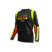 Shot, TRÖJA DEVO BLOCK, VUXEN, S, NEON SVART GUL