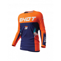 Shot, TRÖJA CONTACT TRACER, VUXEN, XXL, ORANGE BLÅ