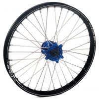 Haan Wheels, Komplett Hjul, 1,60, 21", FRAM, SVART BLÅ, Kawasaki 19-26 KX450, 24-26 KX450X, 21-26 KX250, 24-26 KX250X