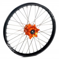 Haan Wheels, Komplett Hjul A60, 1,60, 21", FRAM, SVART ORANGE, KTM 16-25 450 EXC-F, 15-25 450 SX-F, 18-22 250 EXC TPI/300 EXC TPI, 23-25 250 EXC/150 EXC/300 EXC/300 SX, 16-17 250 EXC/300 EXC, 16-24 250 EXC-F, 25 250 EXC-F /150 SX, 15-25 250 SX/250 SX-F, 1