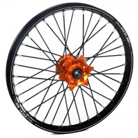 Haan Wheels, Komplett Hjul A60, 1,60, 21", FRAM, SVART ORANGE, KTM 03-15 450 EXC-F, 03-14 450 SX-F, 03-15 250 EXC/250 EXC-F, 03-14 250 SX/250 SX-F, 10-15 350 EXC-F, 10-14 350 SX-F, 03-15 125 EXC/300 EXC, 03-14 125 SX, 07-08 144 SX, 09-14 150 SX, 04-15 200