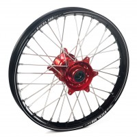 Haan Wheels, Komplett Hjul A60, 2,15, 19", BAK, SVART RÖD, KTM 23-25 450 SX-F, 23-25 250 SX/250 SX-F, 23-25 350 SX-F, 23-25 125 SX/300 SX, 25 150 SX, Husqvarna 23-24 FC 450, 25 FC 450 /TC 150/TC 300, 23-25 FC 250/TC 250, 23-25 FC 350, 23-25 TC 125, GasGas