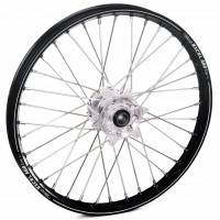 Haan Wheels, Komplett Hjul A60, 1,60, 21", FRAM, SILVER SVART, Kawasaki 19-25 KX450, 24-25 KX450X, 21-25 KX250, 24-25 KX250X
