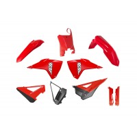 Rtech, Plastkit, Revolution, SVART RÖD, Honda 25 CRF450R, 25 CRF250R