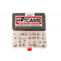 Hot Cams, Shims kit, 1,85mm-3,25mm, totalt 84 shims., 10mm