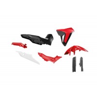 Rtech, Plastkit Revolution, SVART VIT RÖD, Honda 23-25 XL750 TRANSALP