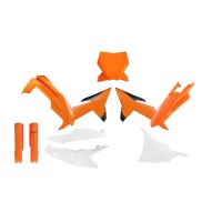 Rtech, Plastkit, O.E.M VIT ORANGE, KTM 25 450 SX-F, 25 250 SX/250 SX-F, 25 350 SX-F, 25 125 SX/150 SX/300 SX