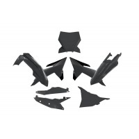 Rtech, Plastkit, SVART, KTM 25 450 SX-F, 25 250 SX/250 SX-F, 25 350 SX-F, 25 125 SX/150 SX/300 SX