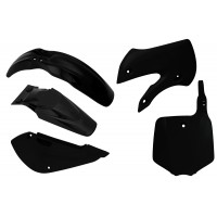 Rtech, Plastkit, SVART, Kawasaki 01-25 KX65