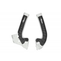 Rtech, Ramskydd, SVART VIT, Husqvarna 20-24 TC 85, 18-19 TC 85 (17/14)/TC 85 (19/16), GasGas 21-24 MC 85