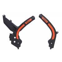 Rtech, Ramskydd, SVART ORANGE, KTM 20-23 450 EXC-F, 19-22 450 SX-F, 20-22 250 EXC TPI/150 EXC TPI/300 EXC TPI, 23 250 EXC/150 EXC/300 EXC, 20-23 250 EXC-F, 19-22 250 SX/250 SX-F, 20-23 350 EXC-F/500 EXC-F, 19-22 350 SX-F, 19-22 125 SX/150 SX