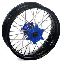 Haan Wheels, Komplett Hjul SM, 5,00, 17", BAK, SVART BLÅ, KTM 13-23 450 EXC-F, 13-14 450 SMR, 13-22 450 SX-F, 18-22 250 EXC TPI/300 EXC TPI, 23 250 EXC/150 EXC/300 EXC, 13-17 250 EXC/300 EXC, 13-23 250 EXC-F, 13-22 250 SX/250 SX-F, 13-23 350 EXC-F, 13-22 