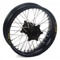 Haan Wheels, Komplett Hjul SM, 5,50, 17", BAK, SVART, KTM 03-23 450 EXC-F, 03-12 450 SX-F, 18-22 250 EXC TPI/300 EXC TPI, 95-17 250 EXC/300 EXC, 23 250 EXC/300 EXC, 03-23 250 EXC-F, 95-12 250 SX, 03-12 250 SX-F, 10-23 350 EXC-F, 10-12 350 SX-F, 95-16 125 