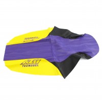 Tecno-X, Sadelöverdrag, KTM MX GS 125-500, 1995 Gul/Lila, KTM 93-97 250 EXC/250 SX, 95 350/500, 93-97 125 EXC/125 SX, 94-97 300 EXC