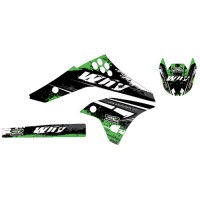 Why Stickers, Stickers Kit KXF 450, 06-08, Kawasaki 06-08 KX450F