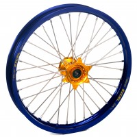 Haan Wheels, Komplett Hjul, 1,40, 19", FRAM, BLÅ GULD, Suzuki 02-25 RM85, 97-01 RM80
