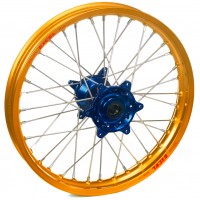 Haan Wheels, Komplett Hjul, 4,25, 18", BAK, BLÅ GULD, Yamaha 19-24 TÉNÉRÉ 700